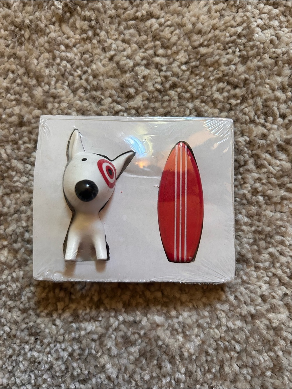 Target Dog & Surfboard